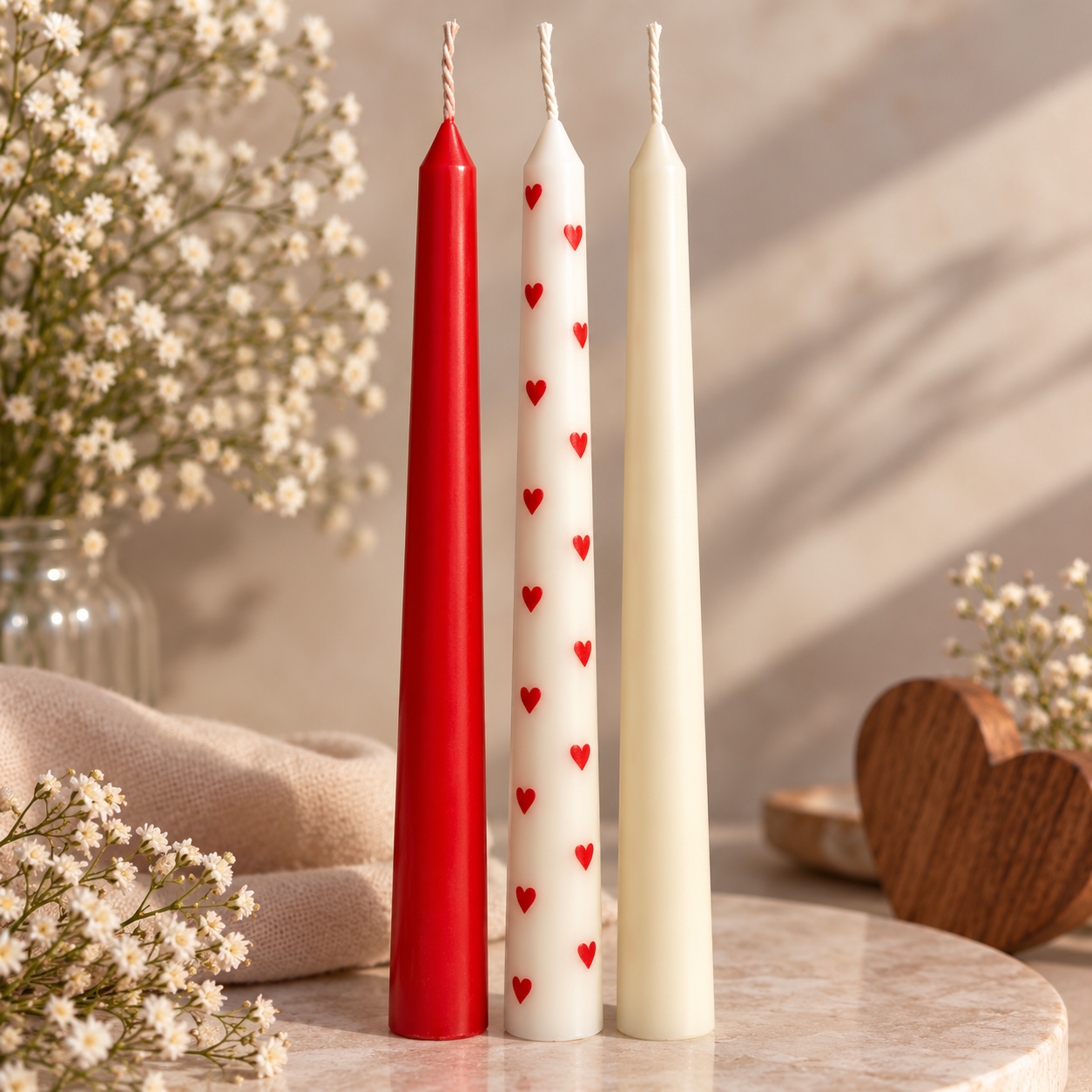 330DED97-7316-4CE8-9C20-AD5155C9ED47 Set 3 Candles - الصورة 1